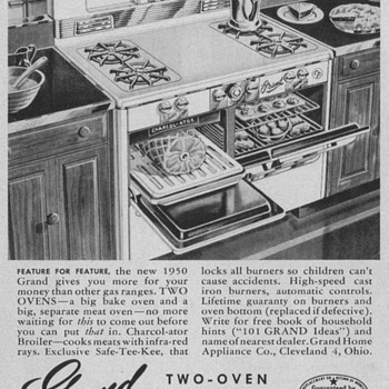 1950 Grand Oven/Range Advertisement