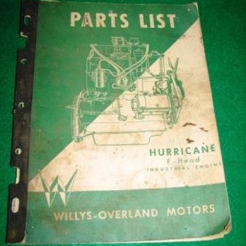 willys parts manual - Books