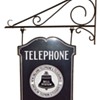New England Telephone & Telegraph Co. Rectangle Business Office Bracket Sign