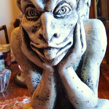 "Spitting Gargoyle" of Notre Dame  Gargoyles keep evil away! - Art Pottery
