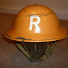 British WW11 Rescue/Gas steel helmet. Sergeant rank