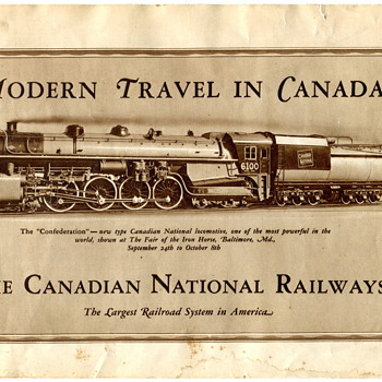 Canadian National Railway 1927 Brochure