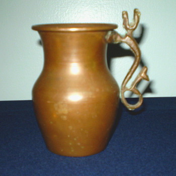 Brass Tankard with Dragon Handle
