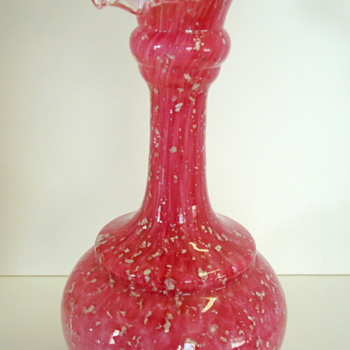 Spangle Art Glass Vase - Art Glass