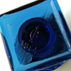 IMPERIAL GLASS COBALT BLUE TROPHY OPEN SALT/TOOTHPICK HOLDER