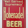 Hohenadel Beer Metal Sign Philadelphia PA 