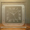 CARTIER CRYSTAL SANTOS PAPER WEIGHT CLOCK