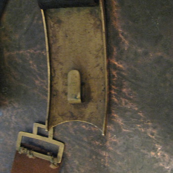 very high quality ornate Austrian "Freiheit" (Freedom) belt plate and complete belt assembly