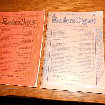 Reader's Digests from 30s & 40s