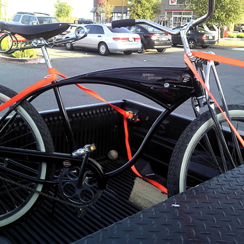 Harley Davidson Schwinn tank bike cruiser