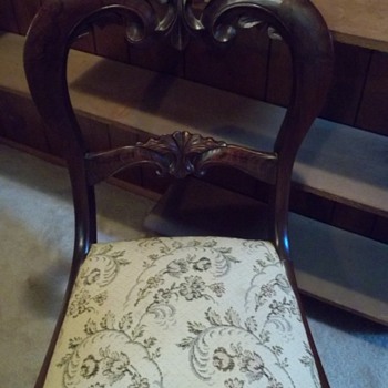 Solid Wood Antique Chair - Furniture