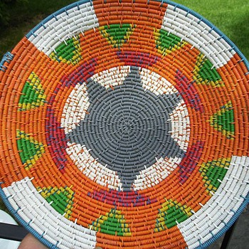 Weaved Bowl -- From COPPER WIRE - Folk Art