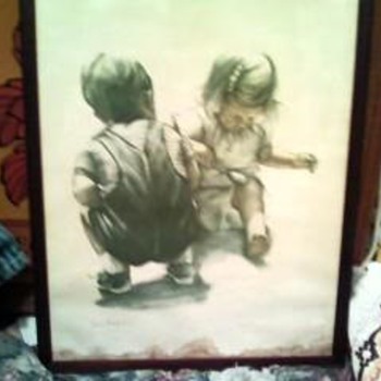 Joanne Thompson Lithograph/children