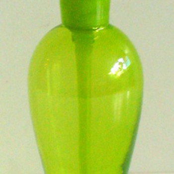CZECH DECO EXPORT MARKED PERFUME BOTTLE - Bottles