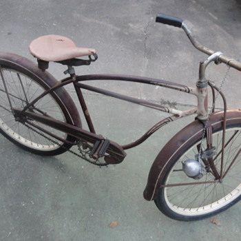 1951 Schwinn Skip-Tooth Cruiser Bicycle - Outdoor Sports