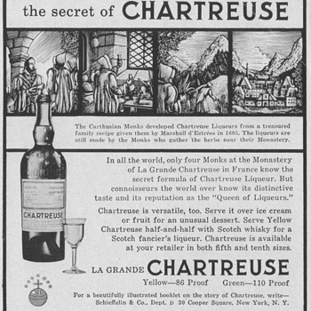 1953 Chartreuse Advertisement - Advertising