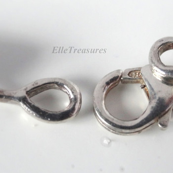 Vintage TIFFANY & CO. Teardrop Links 925 Sterling Silver Nsecklace(?)