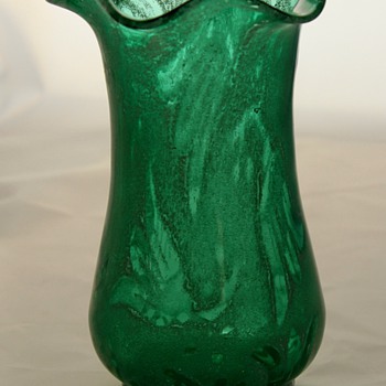 Loetz Art Deco Campanula mint green - Art Glass