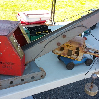 1930s or 40s Electro Magnetic Toy Crane - Toys