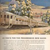 1953 - Budd Company RDC Traincars "New Haven" Advertisements