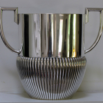 1900-05 Berlin Secessionist Style Silver Champagne Cooler