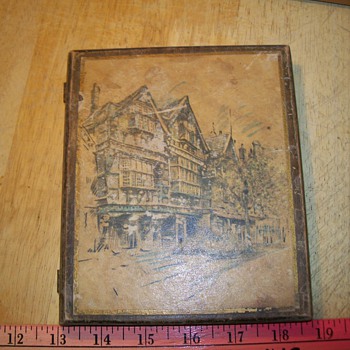 wooden book box