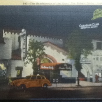 The Hollywood Brown Derby Postcard - Postcards