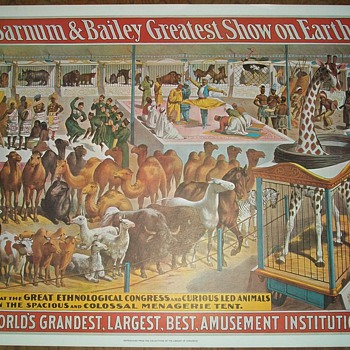 Barnum and Bailey Circus Posters (4 designs) - Posters and Prints