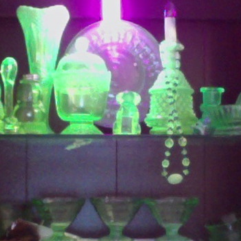 Some of My Uranium Pieces - Glassware