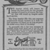 1919 Gray Tractor Advertisement