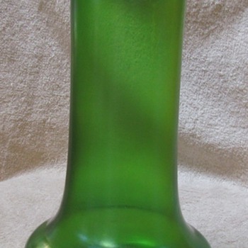Art Nouveau iridescent glass vase - Glassware