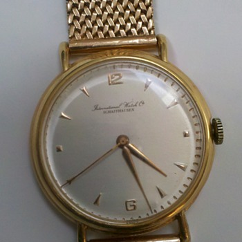 IWC Schauffhausen 18K Gold Vintage watch - Wristwatches