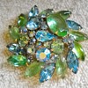 ALICE CAVINESS RHINESTONE BROOCH & BRACELET