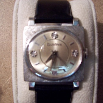 1960's Bulova TV Screen Style Mens Watch