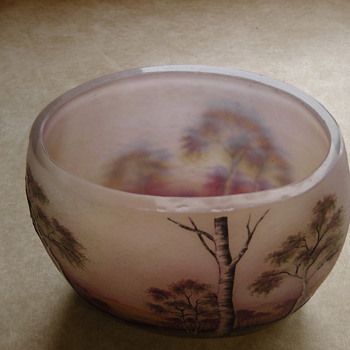 Daum Nancy Glass Vase