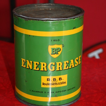 BP grease can