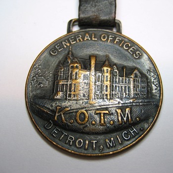 Knights Of The Maccabees Pocket Watch Fob - Pocket Watches