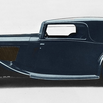 Flambeau car mascot 1925, on hood of car. - Art Deco