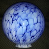 BIG blue hanging lamp.
