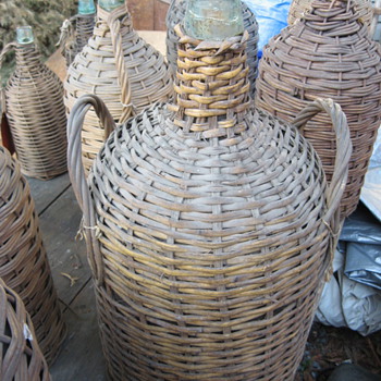 V. Sattui Wine Co. Carboy's Demijohn bottles from San Francisco circa 1875 - 1900  - Bottles