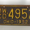 License plate I from OHIO, turns out to be for boat.