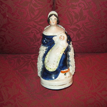 Staffordshire Queen Victoria and baby 