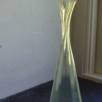 Glass Vase, vintage but what.... - Glassware