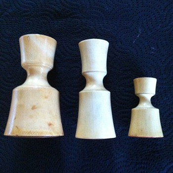 3 antique asian ivory seals. - Asian