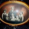Oval Framed Family Portrait