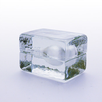 BLOCK lamp, Harri Koskinen (Design House Stockholm , 1996) - Art Glass