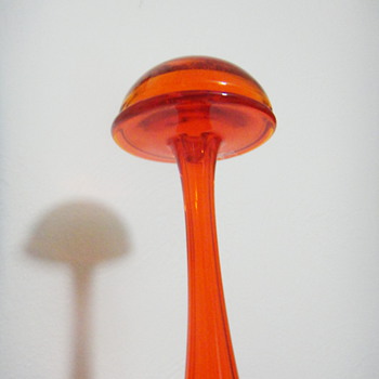RARE Thomas M. Connally Mushroom Decanter - Art Glass