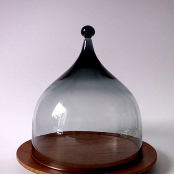 Benny Motzfeldt Cheese Cover for Hadeland, Norway - Art Glass