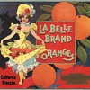 La Belle Orange Crate Label Southern California probably Riverside c.1890s