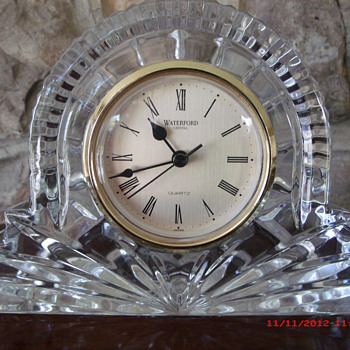 A Very Nice Waterford Lead Crystal Mantle Clock found in $1 Box Lot 